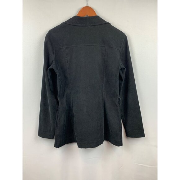 Apostrophe Womens Button-Up Blazer Jacket Size 6 Black - Picture 5 of 5